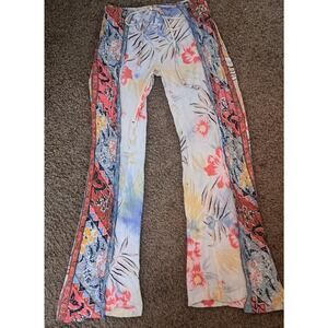 Billabong Split Boho Wide Leg Hippie Pants